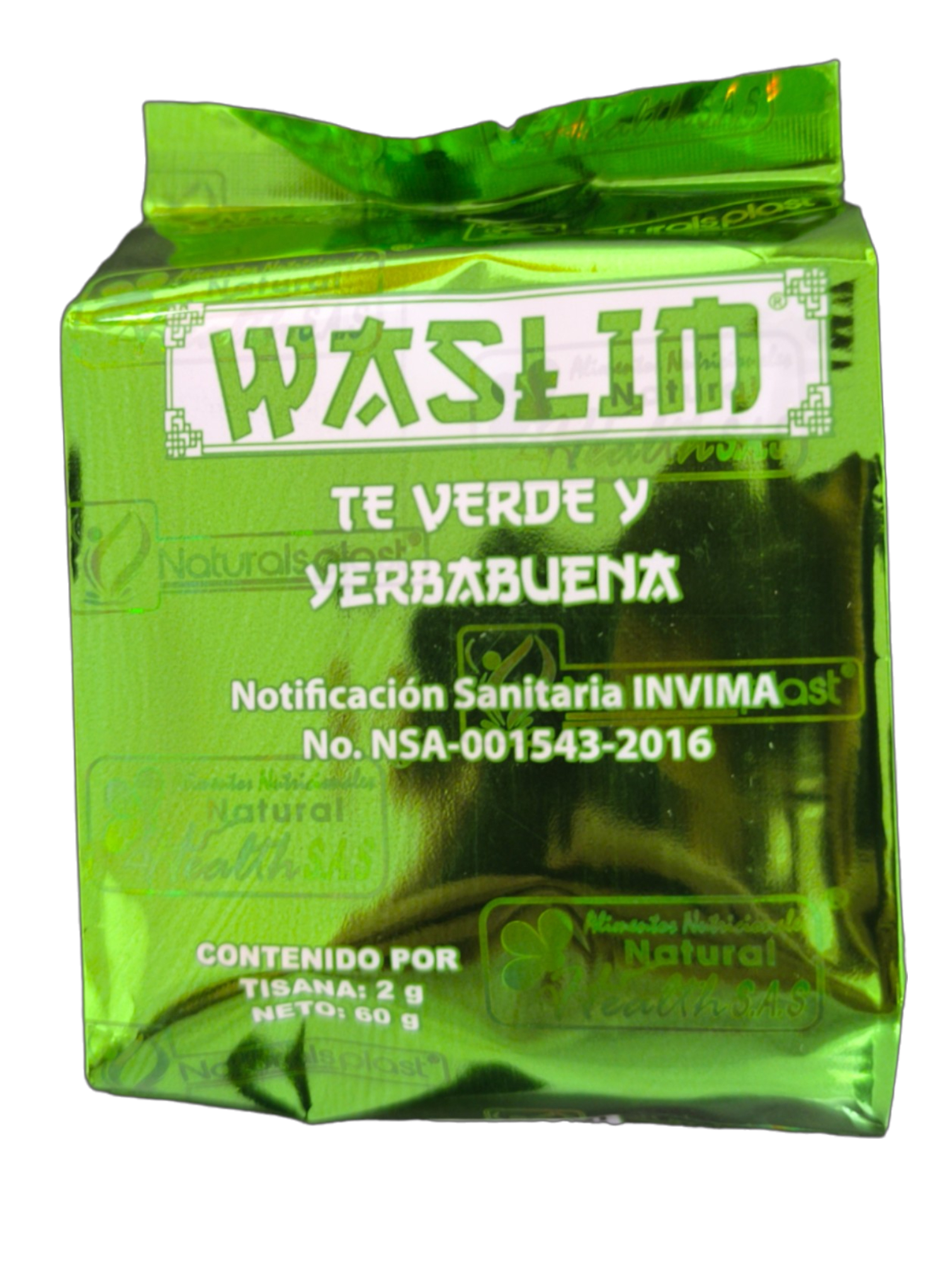WASLIM (TE VERDE 30 TISANAS * 2GR)